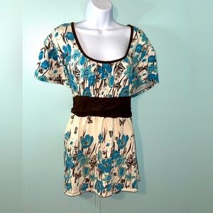 Gitano‎ Blouse Size 30/32 Floral
